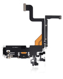 Replacement Charging Port Flex Cable Compatible with Apple iPhone 13 Pro (Aftermarket Plus) (Graphite)
