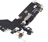 Replacement Charging Port Flex Cable Compatible with Apple iPhone 13 Pro (Aftermarket Plus) (Graphite)