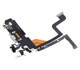 Replacement Charging Port Flex Cable Compatible with Apple iPhone 13 Pro (Aftermarket Plus) (Silver)
