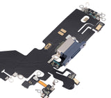 Replacement Charging Port Flex Cable Compatible with Apple iPhone 13 Pro (Aftermarket Plus) (Sierra Blue)