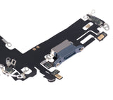 Replacement Charging Port Flex Cable Compatible with Apple iPhone 13 (Aftermarket Plus) (Blue)