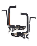 Replacement Charging Port Flex Cable Compatible with Apple iPhone 13 Pro Max (Aftermarket Plus) (Silver)