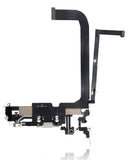 Replacement Charging Port Flex Cable Compatible with Apple iPhone 13 Pro Max (Aftermarket Plus) (Silver)