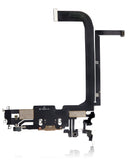 Replacement Charging Port Flex Cable Compatible with Apple iPhone 13 Pro Max (Aftermarket Plus) (Gold)