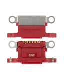 Replacement Charging Port Only Compatible with Apple iPhone 13 / 13 Mini (10 Pack) (Red)