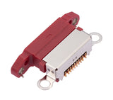 Replacement Charging Port Only Compatible with Apple iPhone 13 / 13 Mini (10 Pack) (Red)