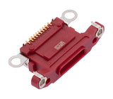 Replacement Charging Port Only Compatible with Apple iPhone 13 / 13 Mini (10 Pack) (Red)