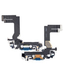 Replacement Charging Port Flex Cable Compatible with Apple iPhone 13 Mini (Premium) (Blue)
