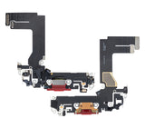 Replacement Charging Port Flex Cable Compatible with Apple iPhone 13 Mini (Premium) (Red)