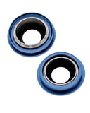 Replacement Back Camera Lens With Bracket & Bezel Compatible with Apple iPhone 13 / 13 Mini ( 2 Piece) (Real Sapphire / Premium) (Blue)