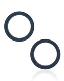 Replacement Back Camera Bezel Ring Only Compatible with Apple iPhone 13 / 13 Mini (Midnight) (2 Piece Set)