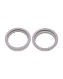 Replacement Back Camera Bezel Ring Only Compatible with Apple iPhone 13 / 13 Mini (Starlight) (2 Piece Set)