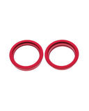 Replacement Back Camera Bezel Ring Only Compatible with Apple iPhone 13 / 13 Mini (Red) (2 Piece Set)