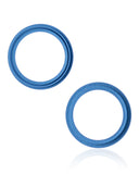 Replacement Back Camera Bezel Ring Only Compatible with Apple iPhone 13 / 13 Mini (Blue) (2 Piece Set)