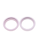 Replacement Back Camera Bezel Ring Only Compatible with Apple iPhone 13 / 13 Mini (Pink) (2 Piece Set)
