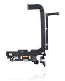 Replacement Charging Port Flex Cable Compatible with Apple iPhone 13 Pro Max (Premium) (Silver)