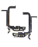 Replacement Charging Port Flex Cable Compatible with Apple iPhone 13 Pro Max (Premium) (Gold)