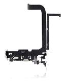 Replacement Charging Port Flex Cable Compatible with Apple iPhone 13 Pro Max (Used OEM Pull) (Silver)