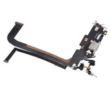 Replacement Charging Port Flex Cable Compatible with Apple iPhone 13 Pro Max (Used OEM Pull) (Silver)