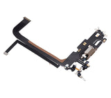 Replacement Charging Port Flex Cable Compatible with Apple iPhone 13 Pro Max (Used OEM Pull) (Gold)