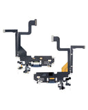 Replacement Charging Port Flex Cable Compatible with Apple iPhone 13 Pro (Premium) (Sierra Blue)