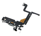 Replacement Charging Port Flex Cable Compatible with Apple iPhone 13 Pro (Premium) (Silver)