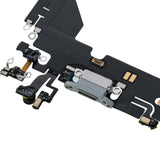 Replacement Charging Port Flex Cable Compatible with Apple iPhone 13 Pro (Premium) (Silver)