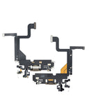 Replacement Charging Port Flex Cable Compatible with Apple iPhone 13 Pro (Premium) (Gold)