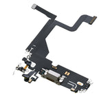 Replacement Charging Port Flex Cable Compatible with Apple iPhone 13 Pro (Premium) (Gold)