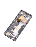 Replacement OLED Assembly With Frame Compatible with LG Velvet 5G (Non-Verizon 5G UW Frame) (Refurbished) (Black)