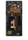 Replacement OLED Assembly With Frame Compatible with LG Velvet 5G (Non-Verizon 5G UW Frame) (Refurbished) (Black)