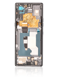 Replacement OLED Assembly With Frame Compatible with LG Velvet 5G (Verizon 5G UW Frame Only) (Refurbished) (Gray)