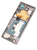Replacement OLED Assembly With Frame Compatible with LG Velvet 5G (Verizon 5G UW Frame Only) (Refurbished) (Gray)