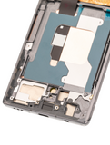 Replacement OLED Assembly With Frame Compatible with LG Velvet 5G (Verizon 5G UW Frame Only) (Refurbished) (Gray)