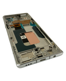 Replacement OLED Assembly With Frame Compatible with LG Velvet 5G (Verizon 5G UW Frame Only) (Refurbished) (Silver)