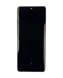 Replacement OLED Assembly With Frame Compatible with LG Velvet 5G (Verizon 5G UW Frame Only) (Refurbished) (Silver)