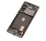 Replacement OLED Assembly With Frame Compatible with Samsung Galaxy S20 FE 4G / 5G (Refurbished) (Cloud White)