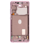 Replacement OLED Assembly With Frame Compatible with Samsung Galaxy S20 FE 4G / 5G (Refurbished) (Cloud Lavender)