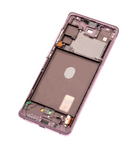 Replacement OLED Assembly With Frame Compatible with Samsung Galaxy S20 FE 4G / 5G (Refurbished) (Cloud Lavender)