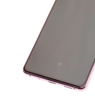 Replacement OLED Assembly With Frame Compatible with Samsung Galaxy S20 FE 4G / 5G (Refurbished) (Cloud Lavender)