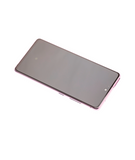 Replacement OLED Assembly With Frame Compatible with Samsung Galaxy S20 FE 4G / 5G (Refurbished) (Cloud Lavender)