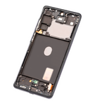 Replacement OLED Assembly With Frame Compatible with Samsung Galaxy S20 FE 4G / 5G (Refurbished) (Cloud Navy)