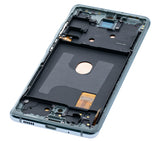 Replacement OLED Assembly With Frame Compatible with Samsung Galaxy S20 FE 4G / 5G (Refurbished) (Cloud Mint)