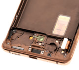 Replacement OLED Assembly With Frame Compatible with Samsung Galaxy S20 FE 4G / 5G (Refurbished) (Cloud Orange)