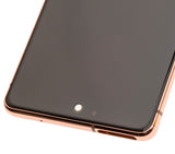 Replacement OLED Assembly With Frame Compatible with Samsung Galaxy S20 FE 4G / 5G (Refurbished) (Cloud Orange)