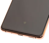 Replacement OLED Assembly With Frame Compatible with Samsung Galaxy S20 FE 4G / 5G (Refurbished) (Cloud Orange)