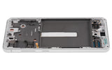 Replacement OLED Assembly With Frame Compatible with Samsung Galaxy S21 FE 5G (US & International Version) (Service Pack) (White)