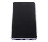 Replacement OLED Assembly With Frame Compatible with Samsung Galaxy S21 FE 5G (US & International Version) (Service Pack) (Lavender)