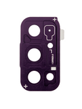 Replacement Back Camera Lens With Cover Bezel Ring Compatible with Samsung Galaxy S20 FE 4G / 5G (Purple)