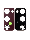 Replacement Back Camera Lens With Cover Bezel Ring Compatible with Samsung Galaxy S20 FE 4G / 5G (Cloud Red)